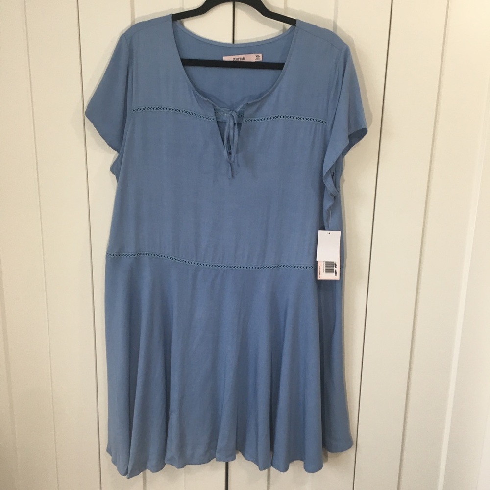 NWT JUSTFAB  Dress Light Blue
